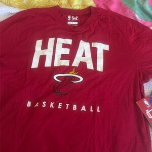 Red HEAT Basketball T-Shirt